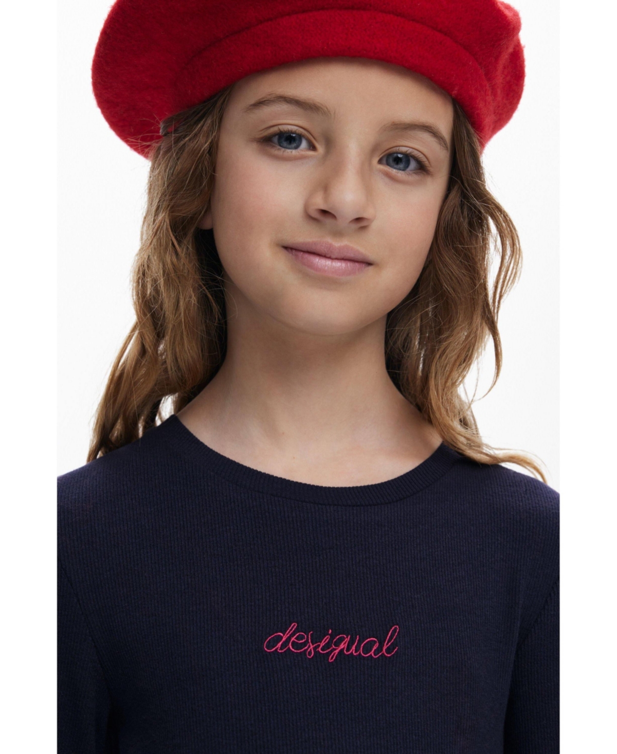 Desigual Girls's Tulle Skirt Dress Shapes In Blue