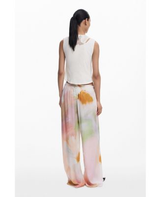 Women's Watercolor fluid pants