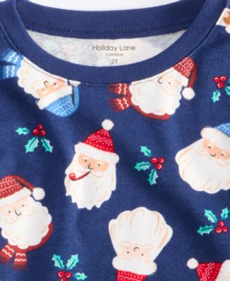 Toddler 12M-4T Santas Snug-Fit Pajama Set, Macy's Exclusive