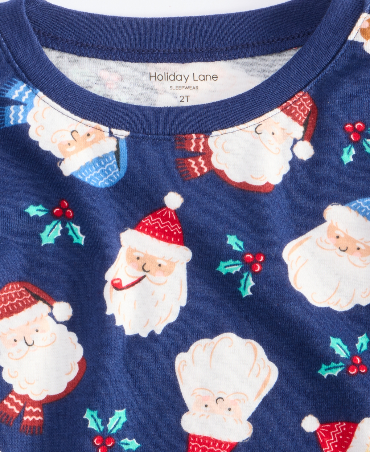 Holiday Lane Toddler 12M-4T Santas Snug-Fit Pajama Set, Macy's Exclusive