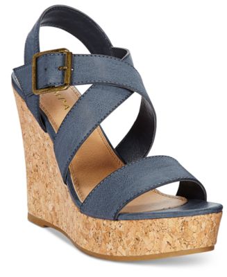 Rampage Happy Platform Wedge Sandals Macy s