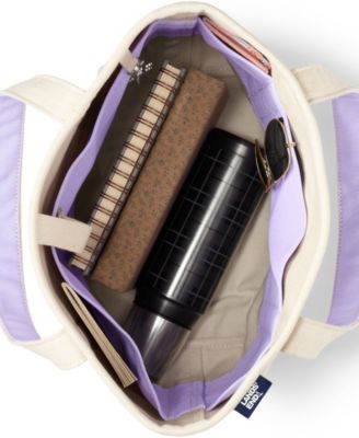 Medium 5 Pocket Open Top Canvas Tote Bag