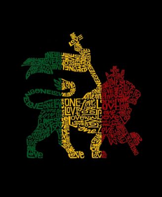 Plus Size Lion One Love Word Art Tank Top