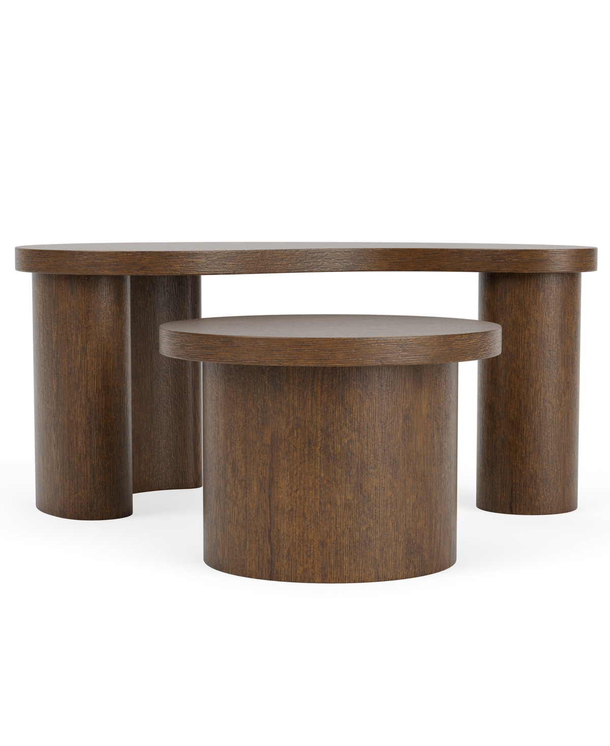 Santa Cruz 20" Wood Bunching Cocktail Table