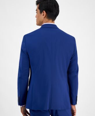 Men's Modern-Fit Solid Wool-Blend Suit Separate Jacket
