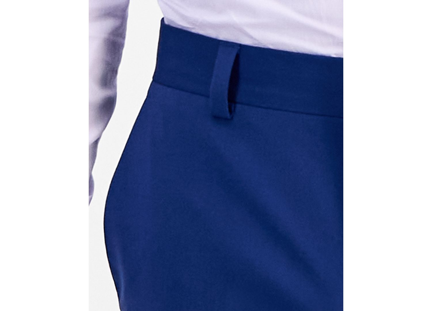 Men's Modern-Fit Solid Wool-Blend Suit Separate Pants