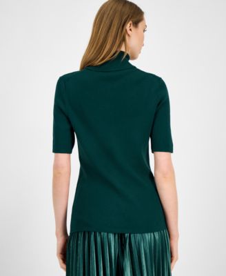 Women's Half-Sleeve Turtleneck Sweater