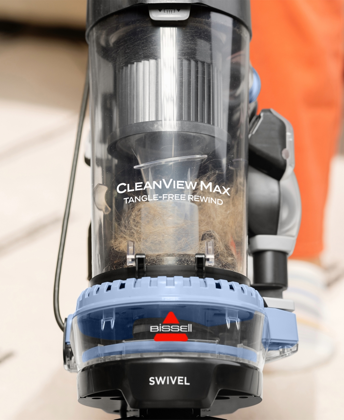 Bissell Cleanview Max Tangle-free Rewind Vacuum Cleaner In Black
