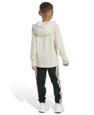 Toddler and Little Boys 2-Piece Long Sleeve Hooded T-Shirt and Jogger Pant Set