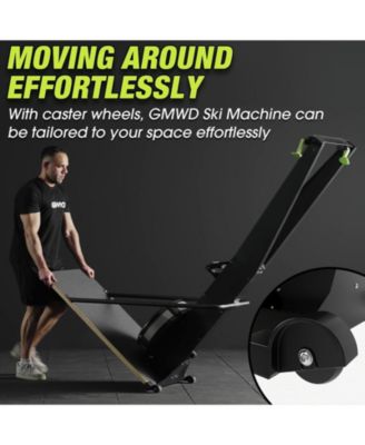 Indoor Ski Machine – Wind Resistance Aerobic Trainer for Home Cardio & Strength