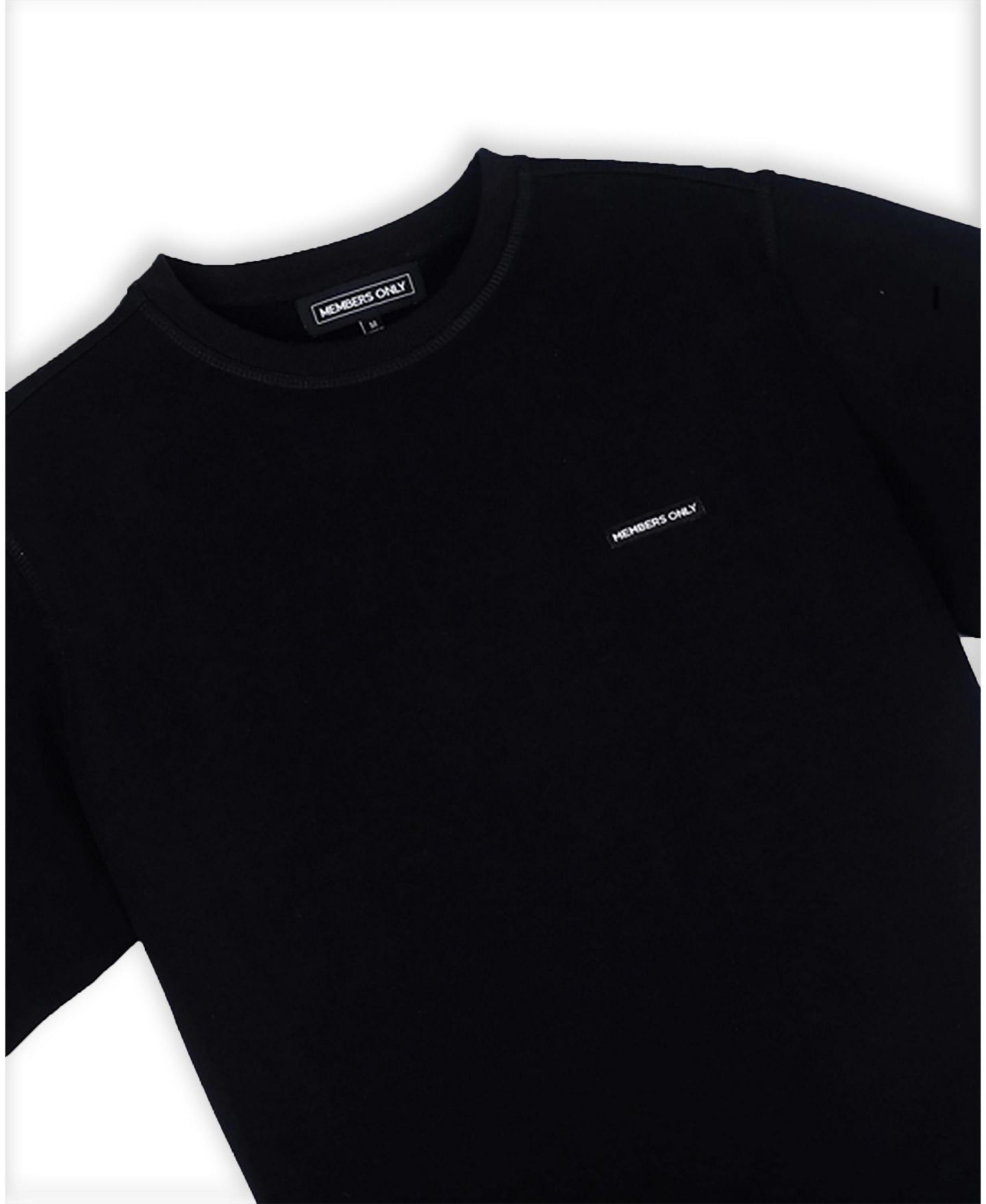 Мужской свитшот Members Only Preston Crew Neck, цвет: Чёрный — фото 5