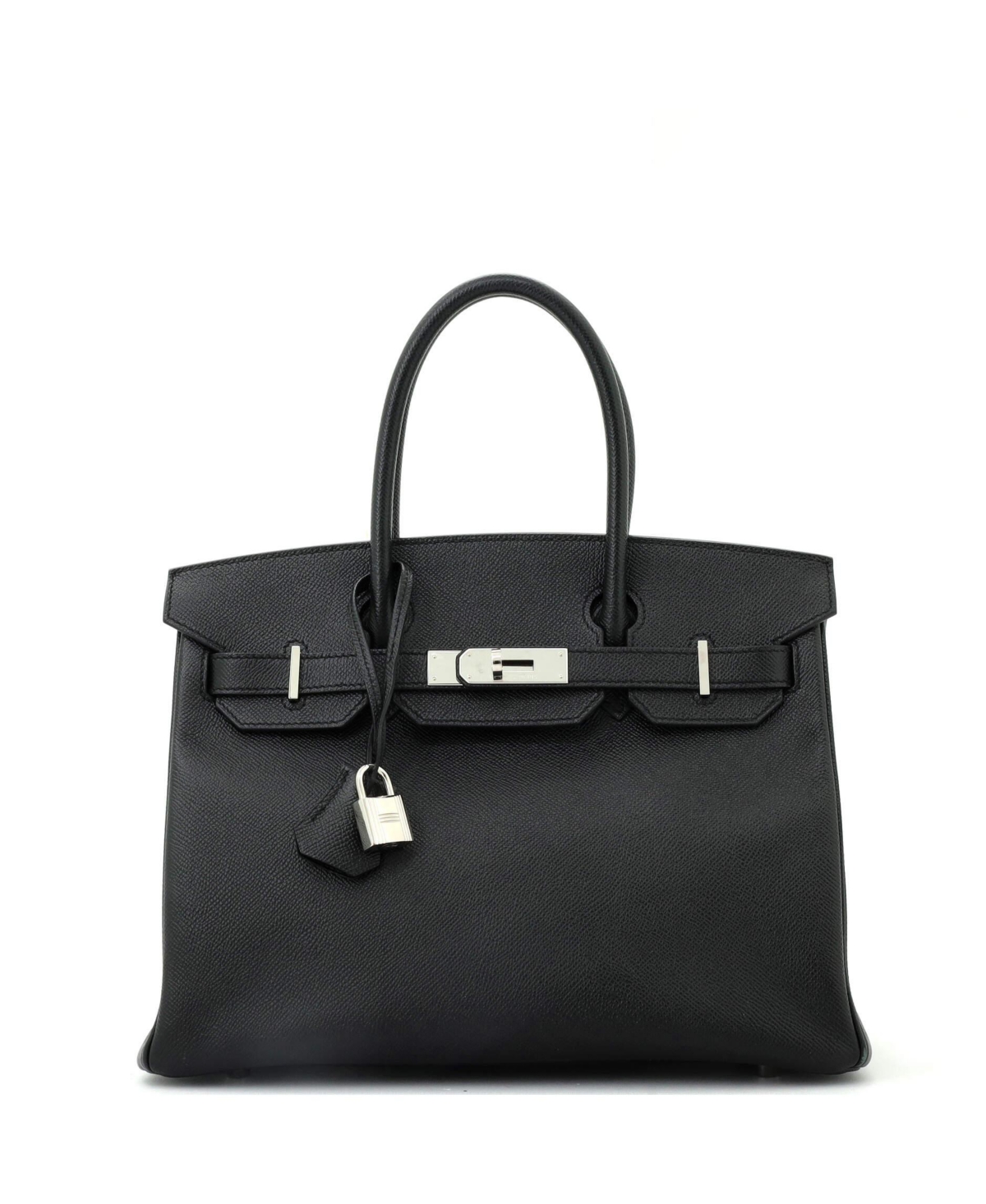 Pre-Owned Hermes Birkin Handbag Epsom with Palladium Hardware