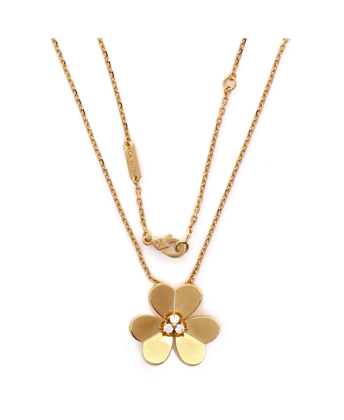 Pre-Owned Van Cleef & Arpels Frivole Pendant Necklace