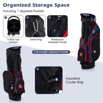 11-Piece Complete Golf Club Package Set - Blue