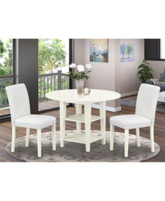 3-Pc Wood Dining Room Set
