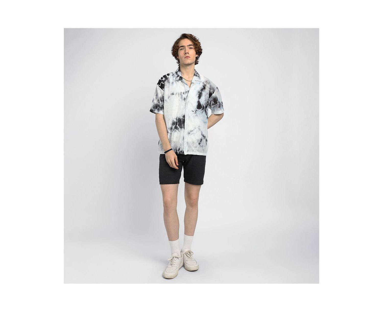 Men's Weave-Textured Shirt