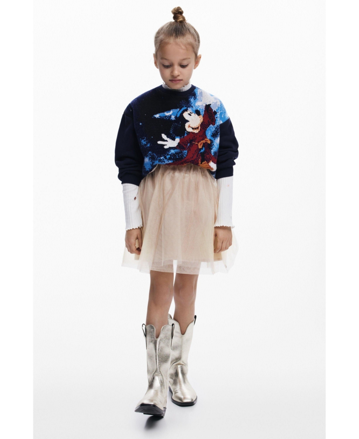 Desigual Girls's Ballerina tulle miniskirt