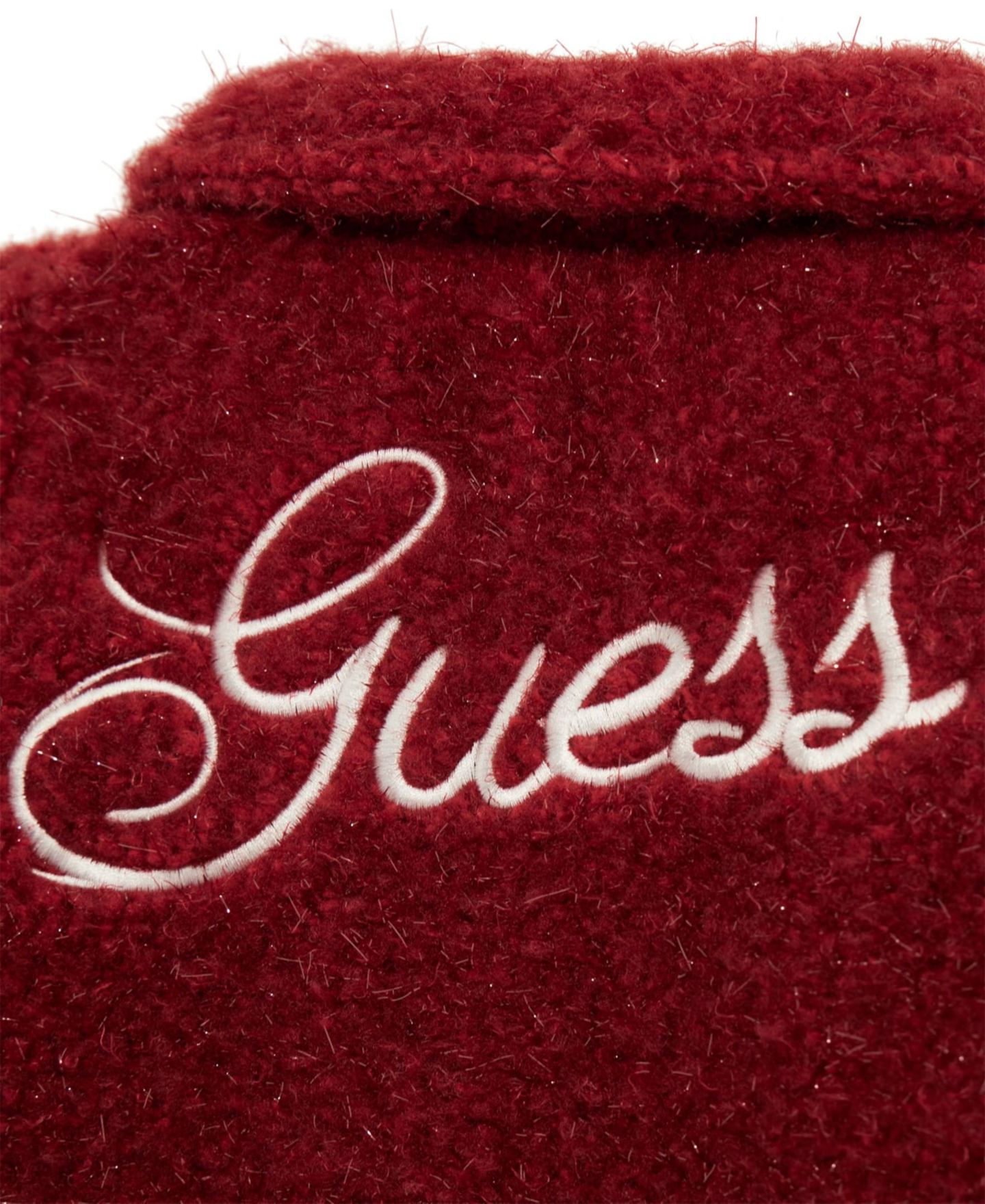 Пальто GUESS Baby Girls Lurex Sherpa Padded, цвет: Красный — фото 5