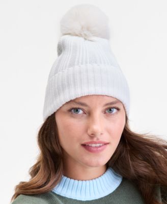 On 34th - Boxed Rib-Knit Beanie
