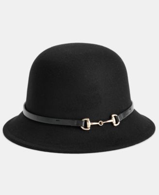 Horsebit Felt Cloche Hat, Macy's Exclusive