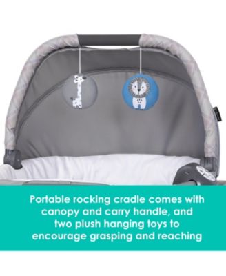 Baby Lullaby Nursery Suite EZ-Fold Playard with Portable Rocking Lounger - Madrid Plaid