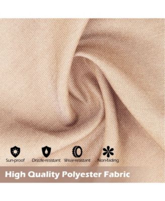 10 x 10 ft Flat Top Pergola with Retractable Canopy for Garden Pool Porch and Backyard