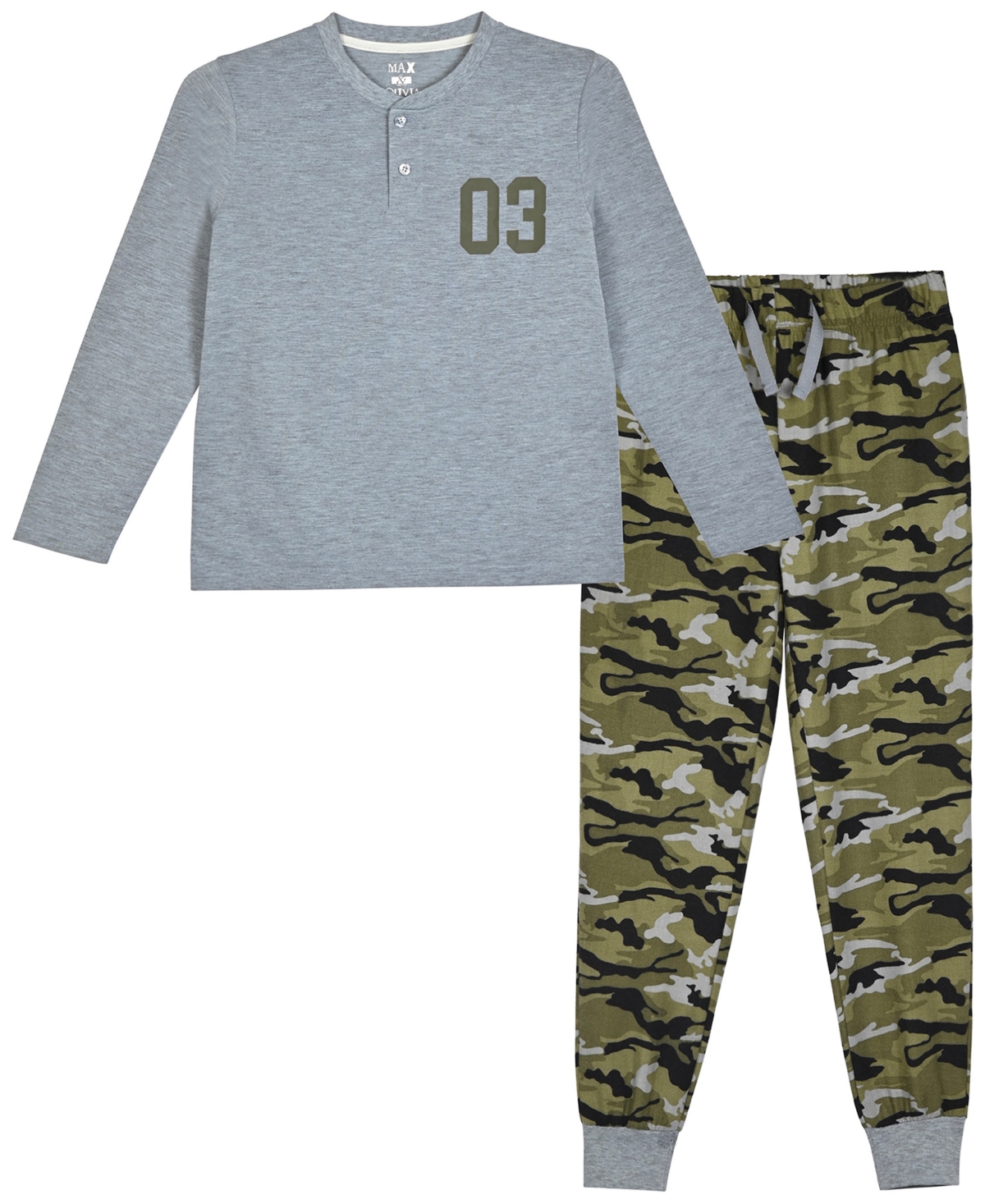 Max & Olivia Little And Big Boys 2-piece Knit Top And Jogger Pants Set In Multi
