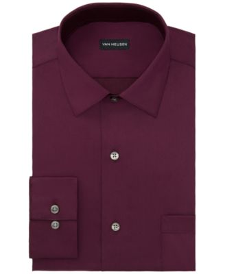Men's Regular Fit Ultra Wrinkle Free Flex Collar Dress Shirt