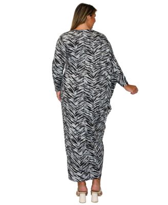 Women's Plus Size Mary J Asymmetrical Maxi Dress