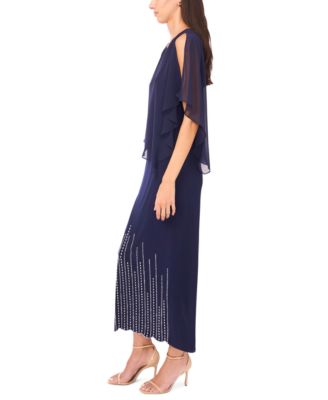 Petite Faraj Caped Maxi Dress