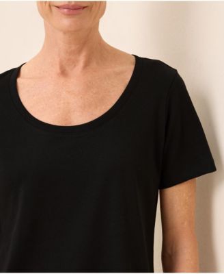 Organic Cotton Softspun Scoop Neck Tee