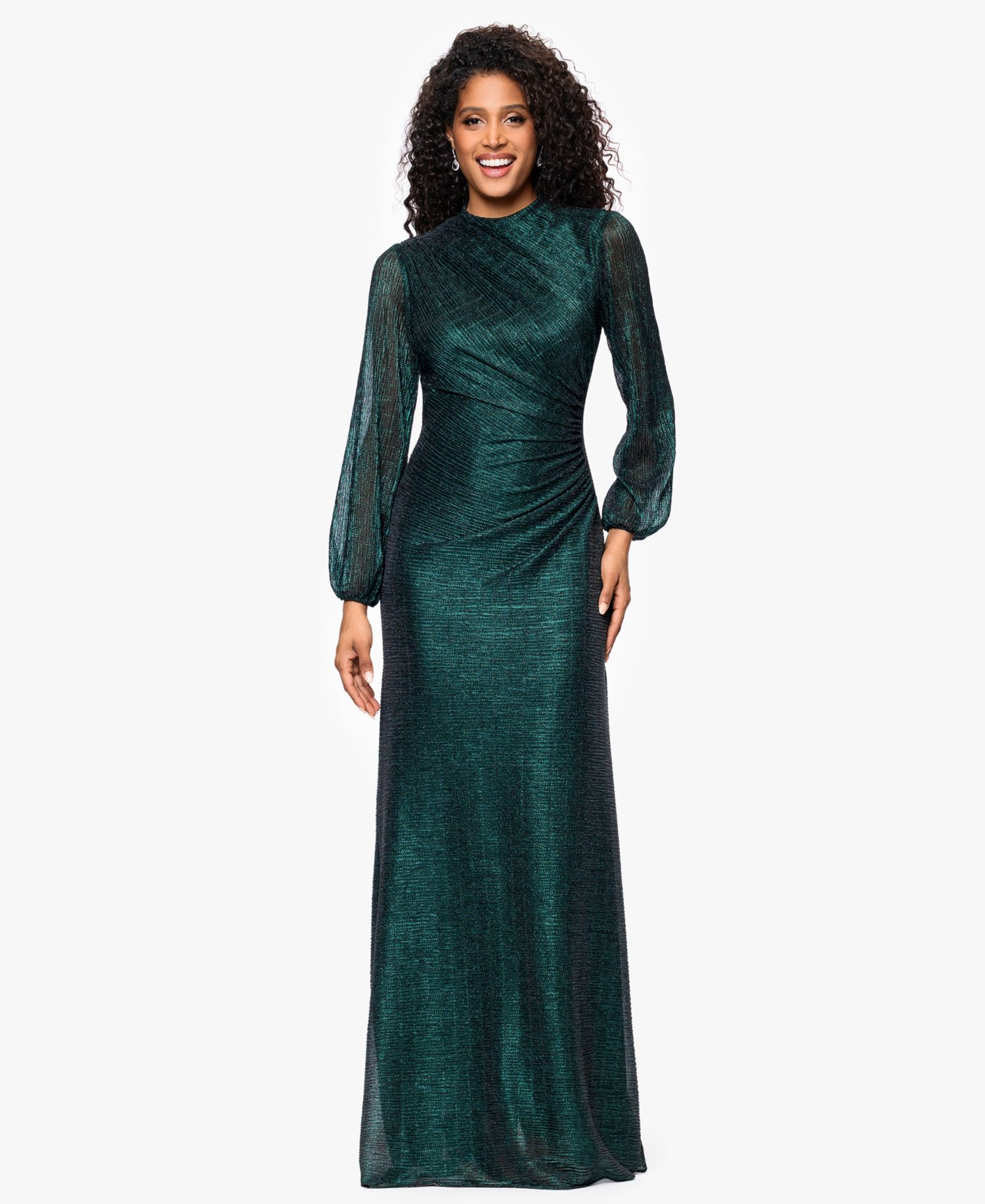Women's Long Sleeve Ball Gown