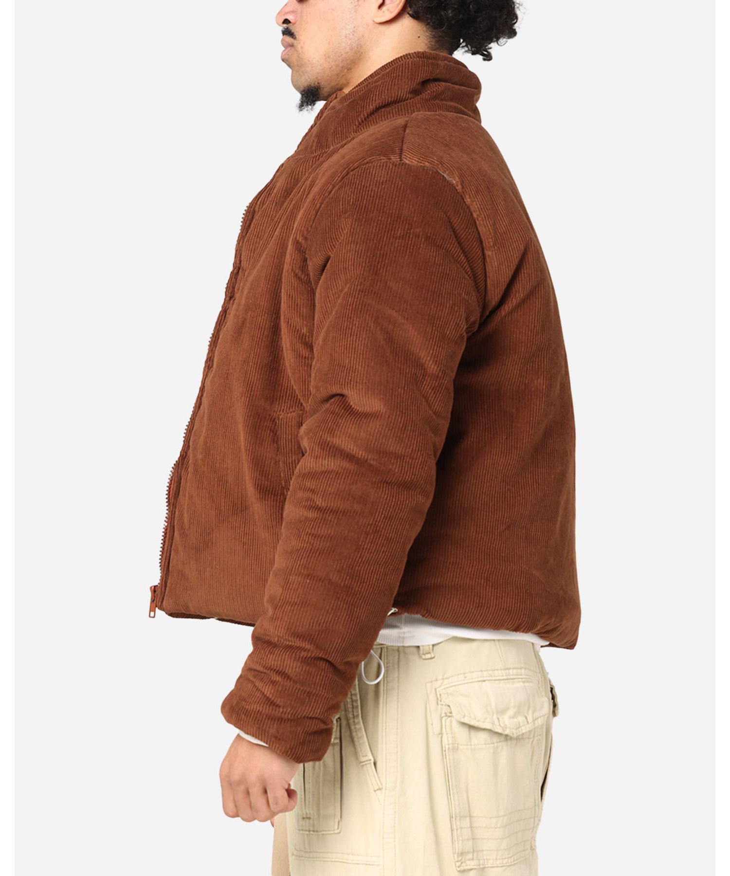 Men's Corduroy Flight Jacket, Brown
