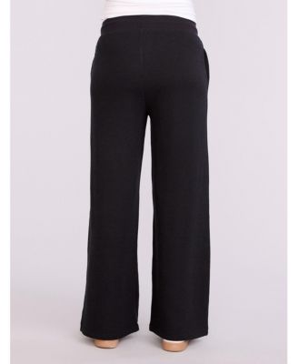 Women's Under the Belly Wide Leg Sweatpants - Motherhood Maternity