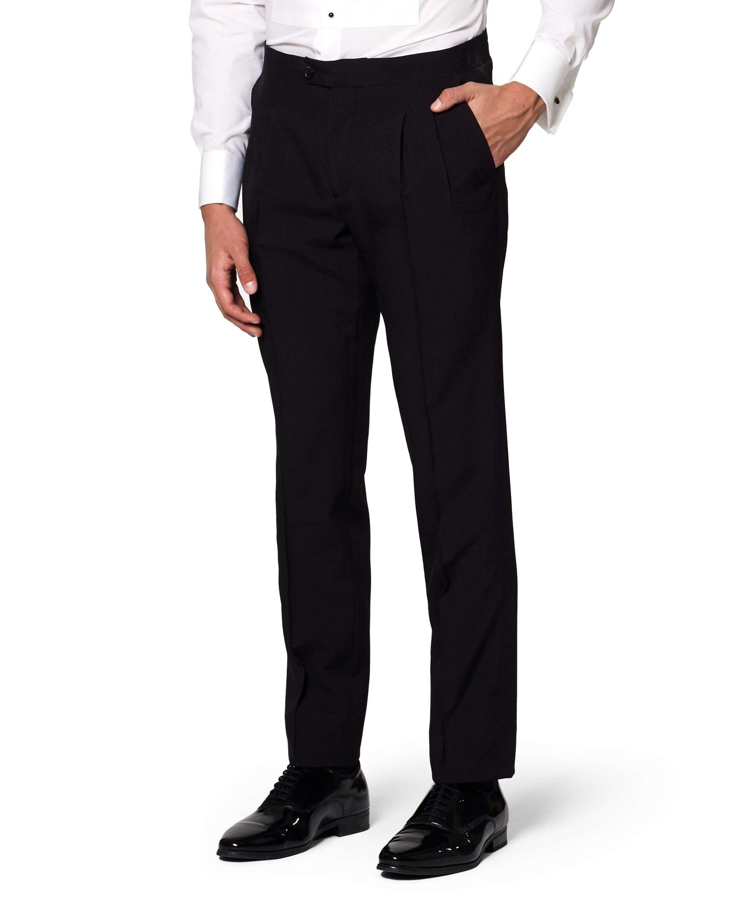 Men's Tuxedo - Chique Velvet Smoking Tux - Slim Fit - Including Blazer, Pants And Bow Tie