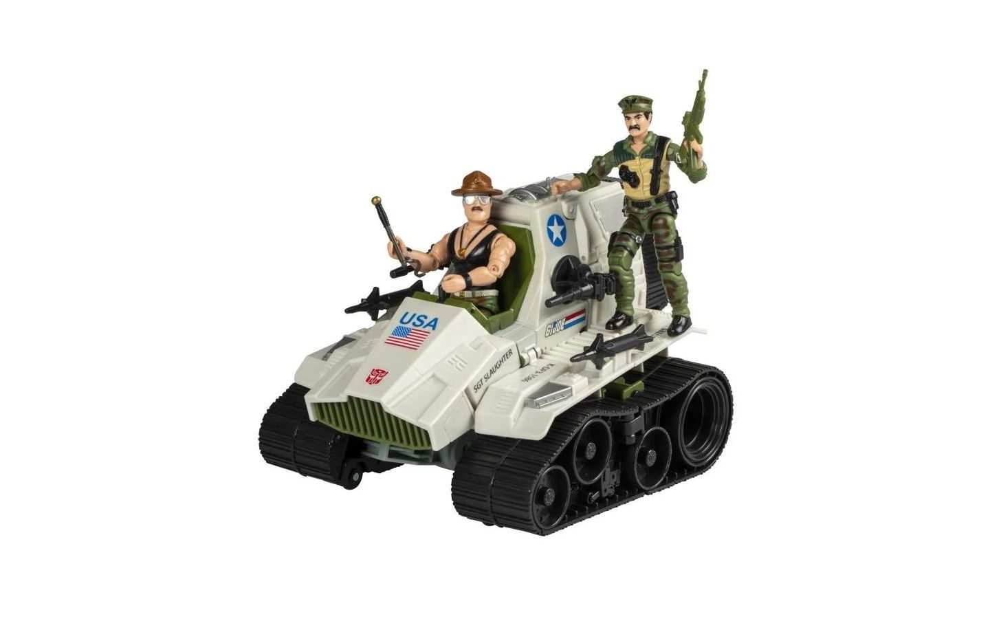 Детские фигурки Transformers Autobot Kup G.I. Joe Triple T 9" 3-Piece Action Figure Set, Ages 8+ — фото 4