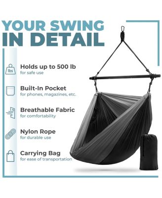 Collapsible Lightweight Hanging Outdoor Camping Cacoon Chair