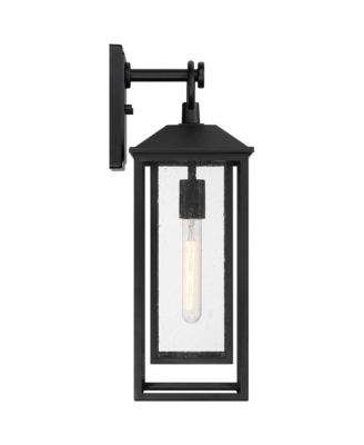 Califa 20" High Traditional Outdoor Wall Light Fixture Mount Porch House Exterior Outside Lantern Weatherproof Glass Shade