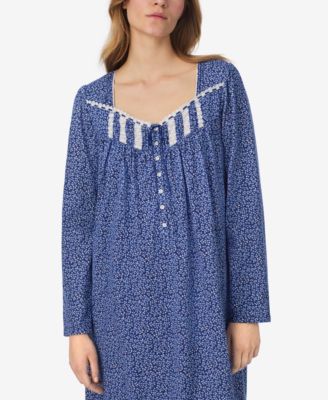 Women's Long Sleeve Short Nightgown