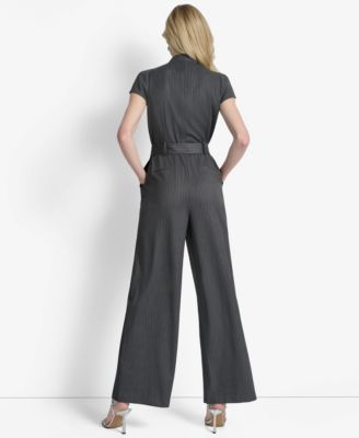 Women's Cap Sleeve V-Neck Jumpsuit