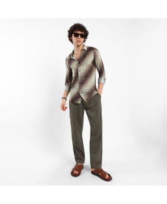 Campus Ombre-Pleated Shirt