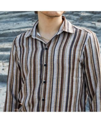 Men's Multitrack-Striped Shirt