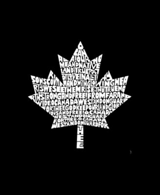Plus Size Record CANADIAN NATIONAL ANTHEM Art V-Neck T-Shirt