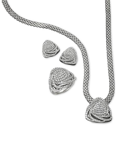 Wrapped in Love Diamond Jewelry Collection in Sterling Silver