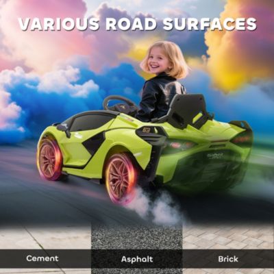 12V Lamborghini SIAN Licensed Electric Car for Kids,