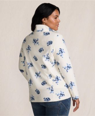 Women's Plus Size Anyweather Fleece Quarter Zip Pullover