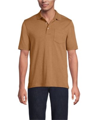 Men's Short Sleeve Cotton Supima Polo Shirt with Pocket