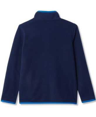 Girls Anyweather Fleece Snap Neck Pullover