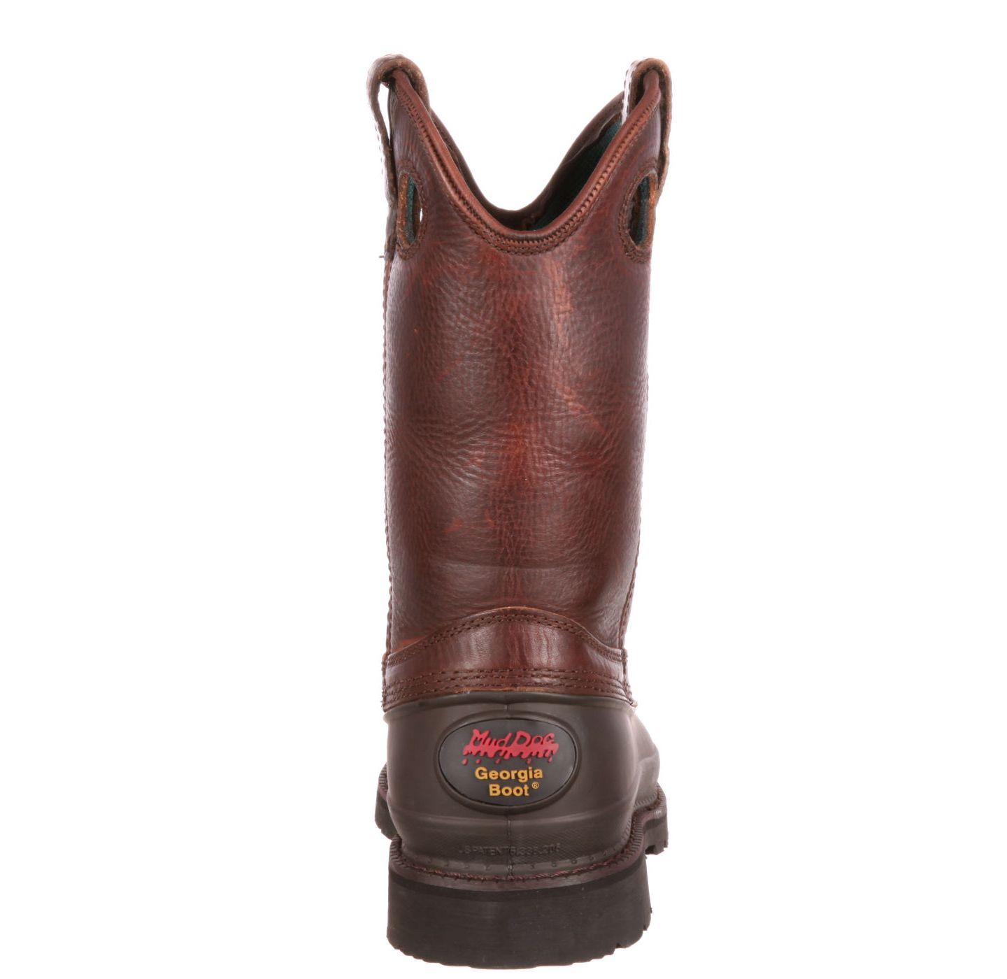 Мужские ботинки GEORGIA BOOT Muddog Steel Toe Wellington Work Boot, цвет: Коричневый — фото 5