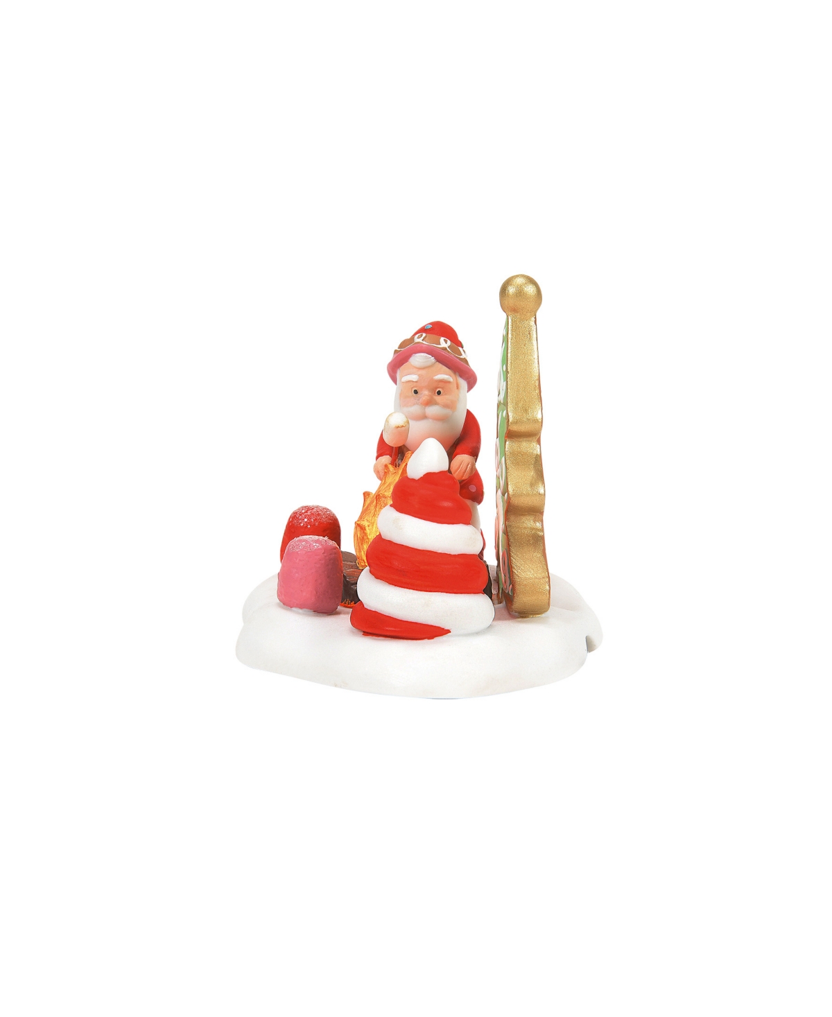 Department Five North Pole Village A Sticky Situation Lit Figure In Multi